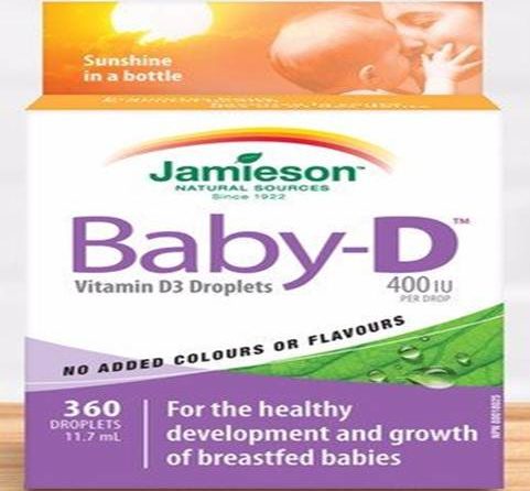 JAMIESON™ BABY-D™ Витамин Д капки